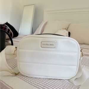 U.S. Polo Assn. Elegant White Crossbody Bag